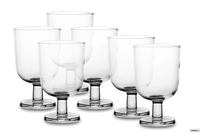 Resto - Cf.6 Calici Impilabili Temperati Cl.20 L8409