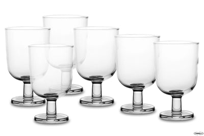 Resto - Cf.6 Calici Temperati Impilabili Cl.25 L9392