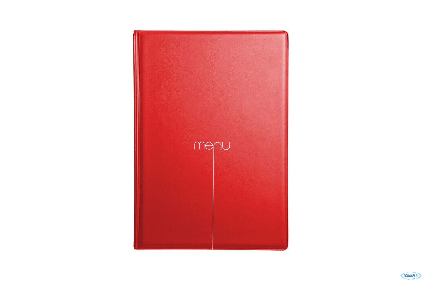Risto-Portamenu Formato A5 Rosso Scritta Menu