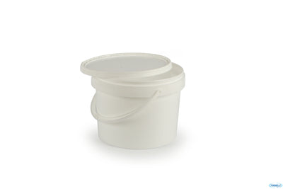 Secchio Alimenti Con Coperchio Polipropilene Lt.11,8 Bianco