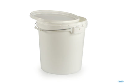 Secchio Alimenti Con Coperchio Polipropilene Lt.32,9 Bianco