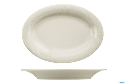 Vassoio Ovale Cm 23x16,5 Sempre Avorio - Confezione da 6 Pz.