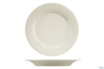 Piatto Piano Ø Cm 25 Sempre Avorio - Confezione da 12 Pz.
