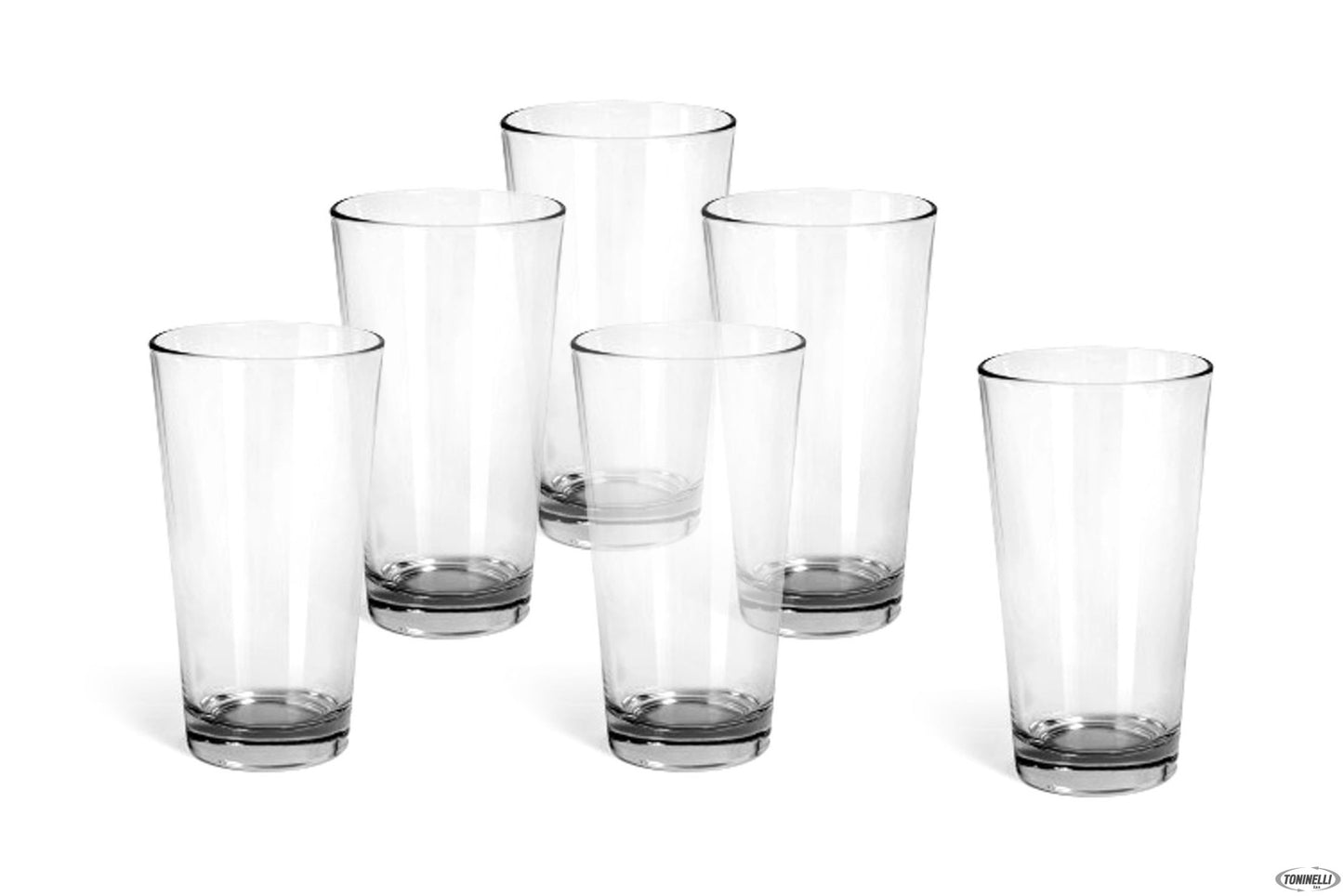 Sestriere Trasparente Confezione 6 Bicchieri Bibita Cl 39 390390