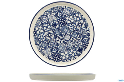 Sintra Blue-Piatto Piano Nordic Cm.21 Rh43880-21-Js106D