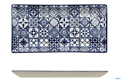 Sintra Blue-Piatto Rettangolare Cm.23,7X12 Rh4414S-Js106D