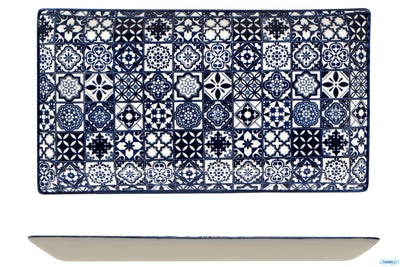 Sintra Blue-Piatto Rettangolare Cm.28,5X16 Rh4414L-Js106D