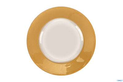 Sottopiatto Vetro Bordo Oro Cm.33 19230