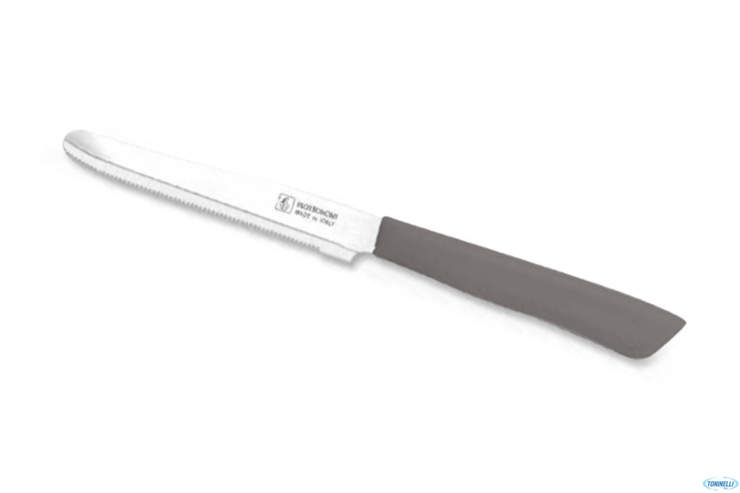 Standard -Confezione 6 Coltelli Tavola Lama Cm 11 Manico Colore Tortora