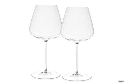 Stem Zero Vertigo Elegant-Confezione 2 Calici Vino Rosso Cl 95 Soffiati A Bocca Manualmente 32016