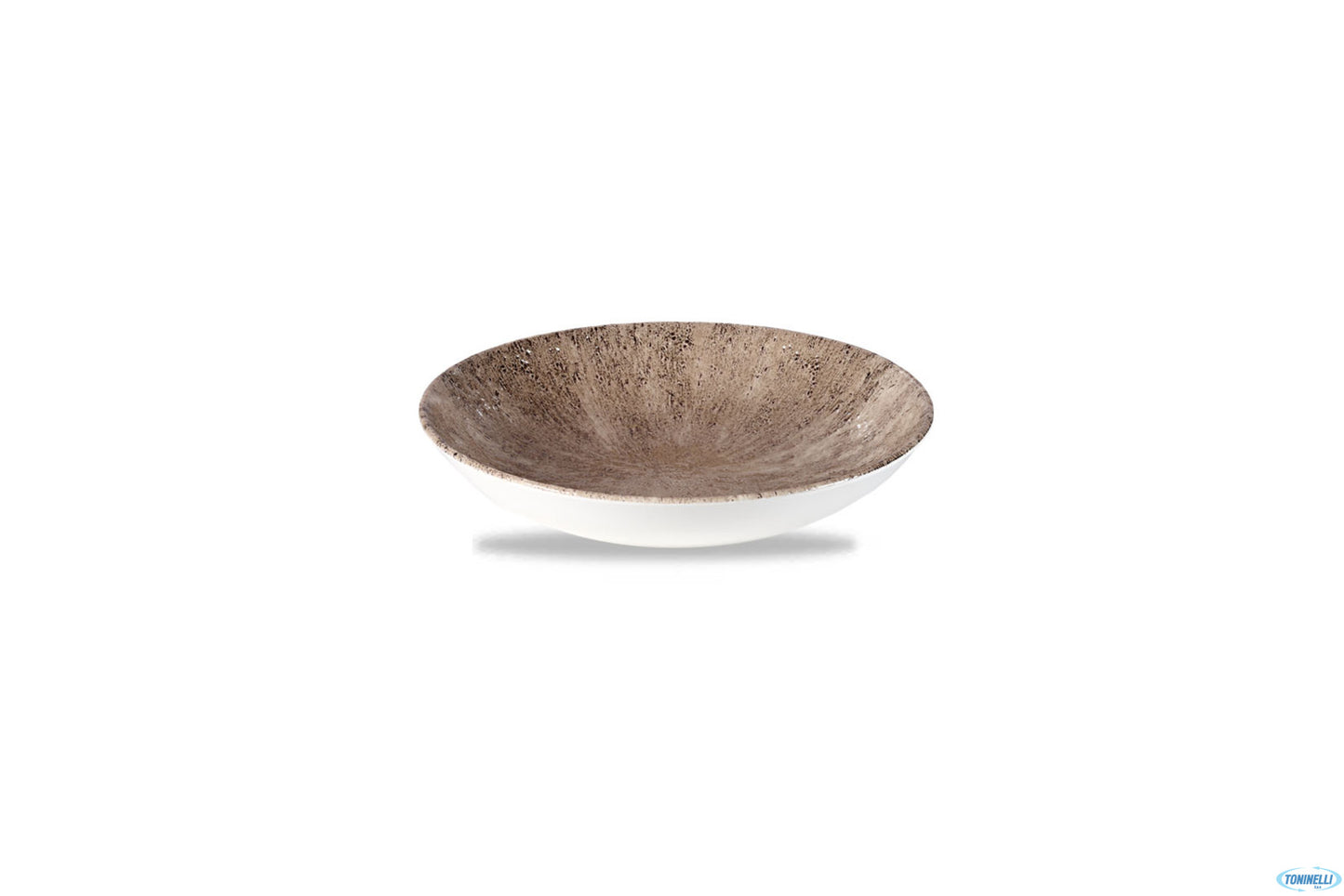 Stone Zircon Brown-Piatto Fondo Coupe Cm 18,2 Stzbevb71