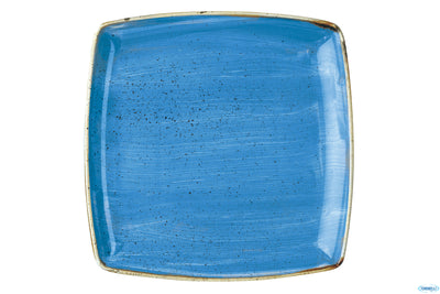 Stonecast Blu-Piatto Piano Quadro Cm 26,8 Scfsds101
