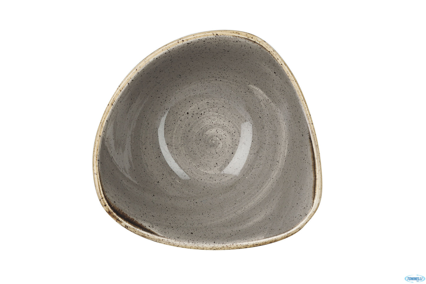 Stonecast Grigio-Piatto Fondo Triangolare Cm 15,3 Spgstrb611
