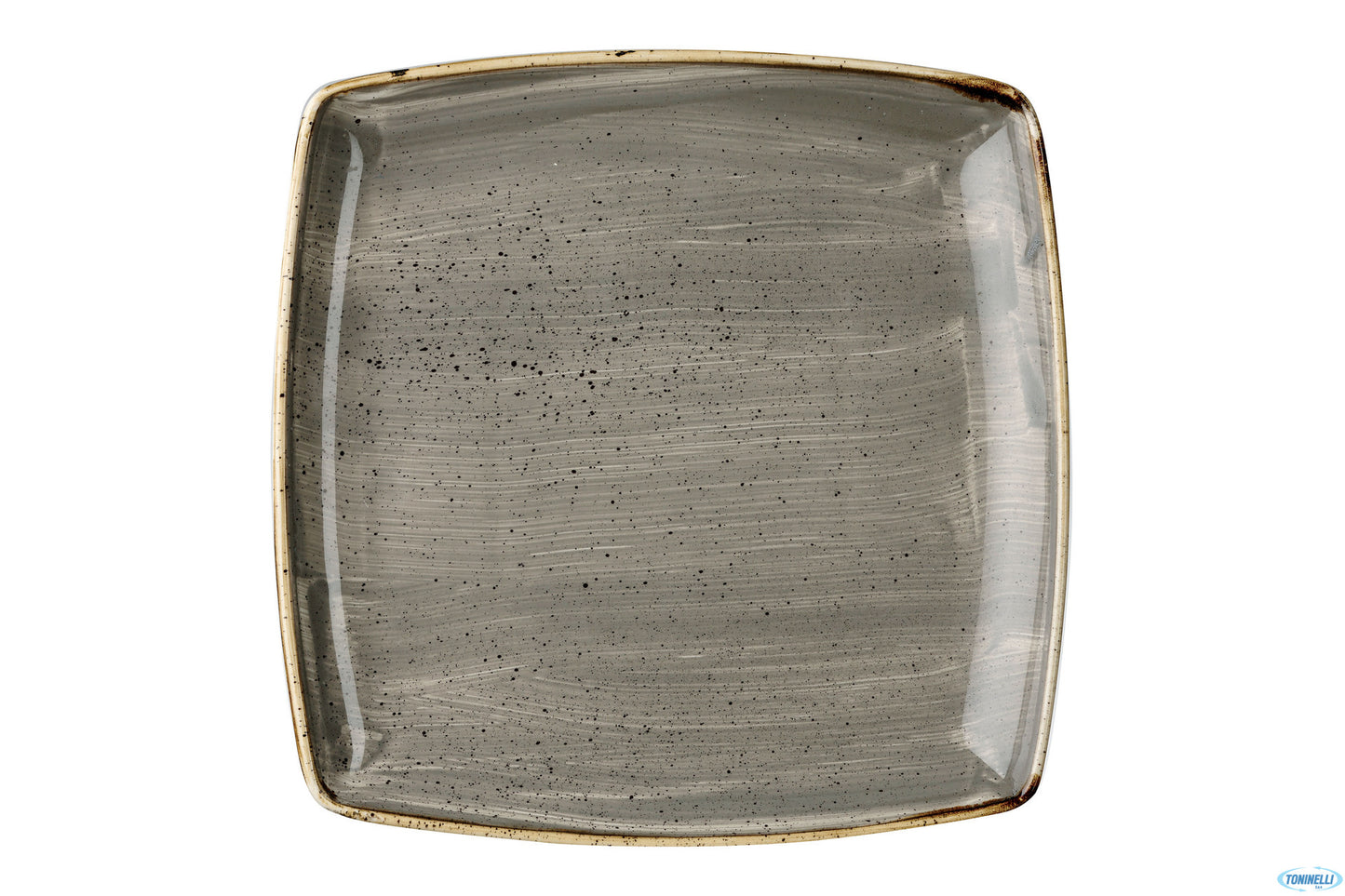 Stonecast Grigio-Piatto Piano Quadro Cm 26,8 Spgsds101