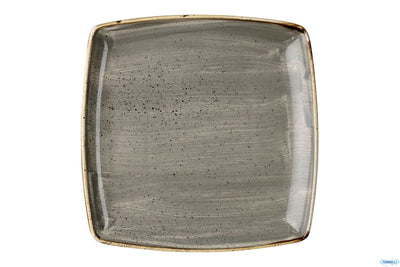 Stonecast Grigio-Piatto Piano Quadro Cm 26,8 Spgsds101