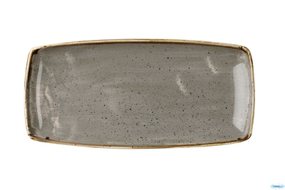 Stonecast Grigio-Piatto Rettangolare Oblungo Cm.29,5X14 Spgsop111