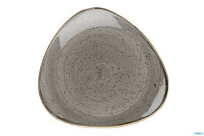 Stonecast Grigio-Piatto Piano Triangolare Cm 26,5 Spgstr10