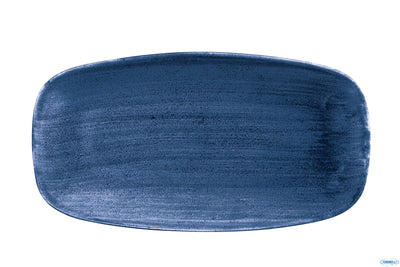 Stonecast Patina Blue-Piatto Rettangolare Oblungo Cm 35,5X18,9 Pablxo141