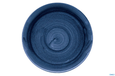 Stonecast Patina Blue-Piatto Piano Coupe Cm 21,7 Pablevp81