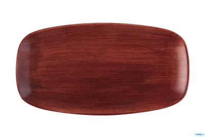 Stonecast Patina Rosso Ruggine - Piatto Rettangolare Cm 35,5X18,9 Parexo141