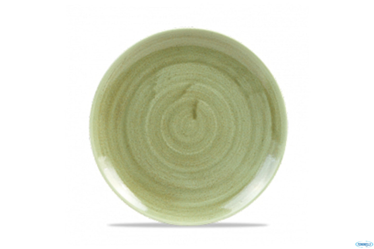 Stonecast Patina Verde-Piatto Piano Coupe Cm 21,7 Pabgevp81