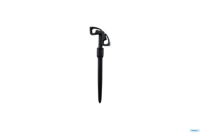 Supporto-Base Porta Tag Con Punta Set Da 20 Pezzi, Per Uso Verticale Ed Orizzontale. Colore Nero, Ta