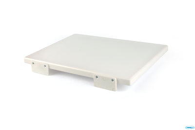 Tagliere Con Fermi Polietilene 60X40X2 Bianco
