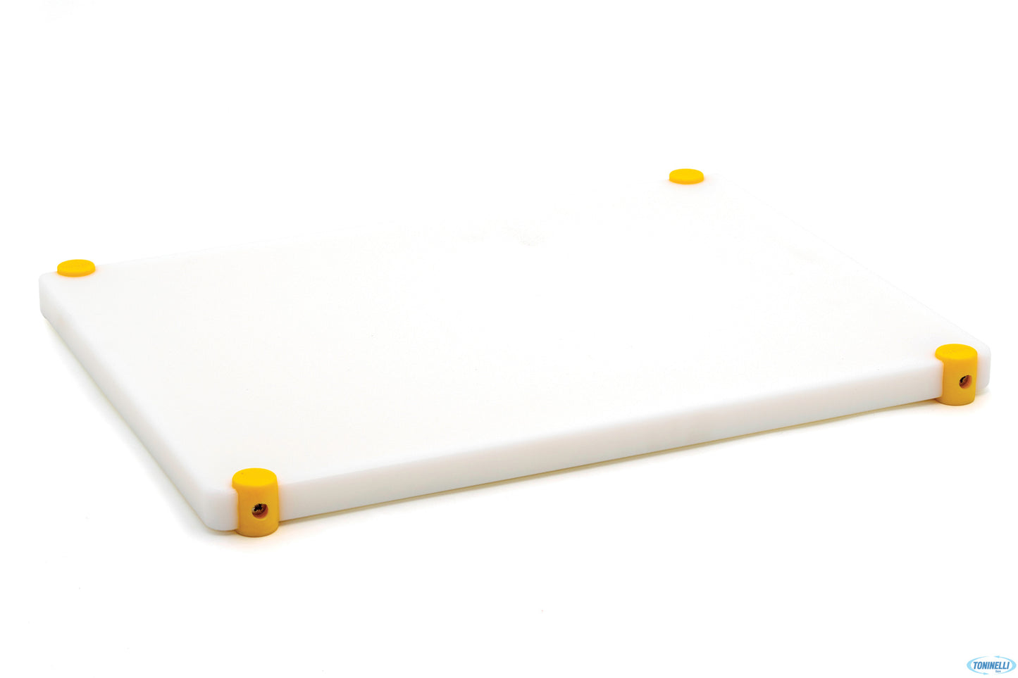 Tagliere Polietilene Con Piedini Antiscivolo Brevettato Cm.40X30 H2 (2,4 Con Piedini) Giallo (Carni