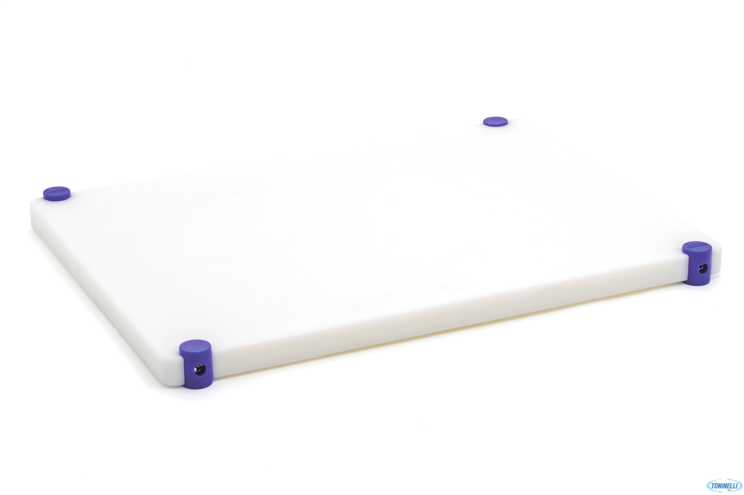 Tagliere Polietilene Con Piedini Antiscivolo Brevettato Cm.60X40 H2 (2,4 Con Piedini) Indaco (Intoll