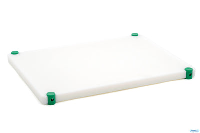 Tagliere Polietilene Con Piedini Antiscivolo Brevettato Cm.60X40 H2 (2,4 Con Piedini) Verde (Verdure