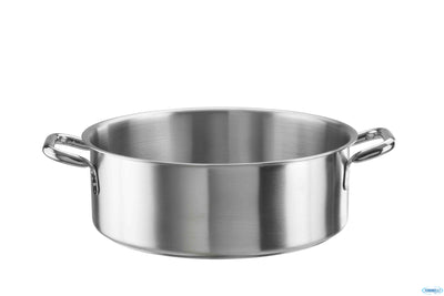 Tender-Casseruola Bassa 2Manici Cm 32H11 Lt8 Inox 33900932