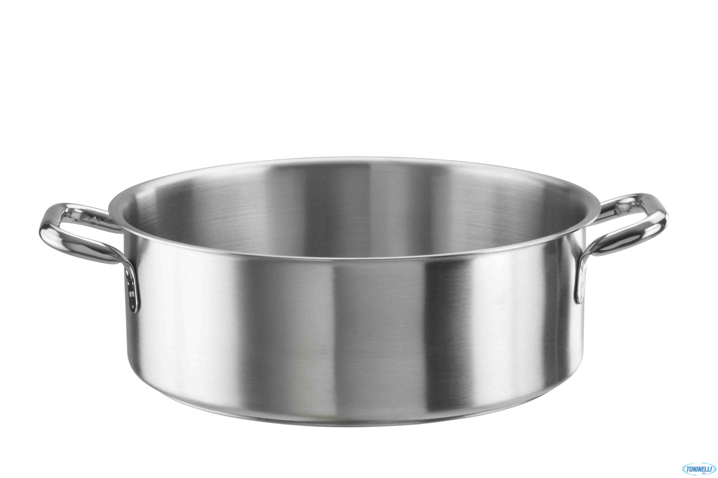 Tender-Casseruola Bassa 2Manici Cm 40H14,5 Lt18 Inox 33900940