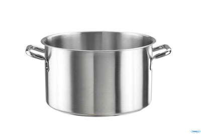 Tender-Casseruola Fonda 2Manici Cm 24H14,5 Lt 6 Inox
