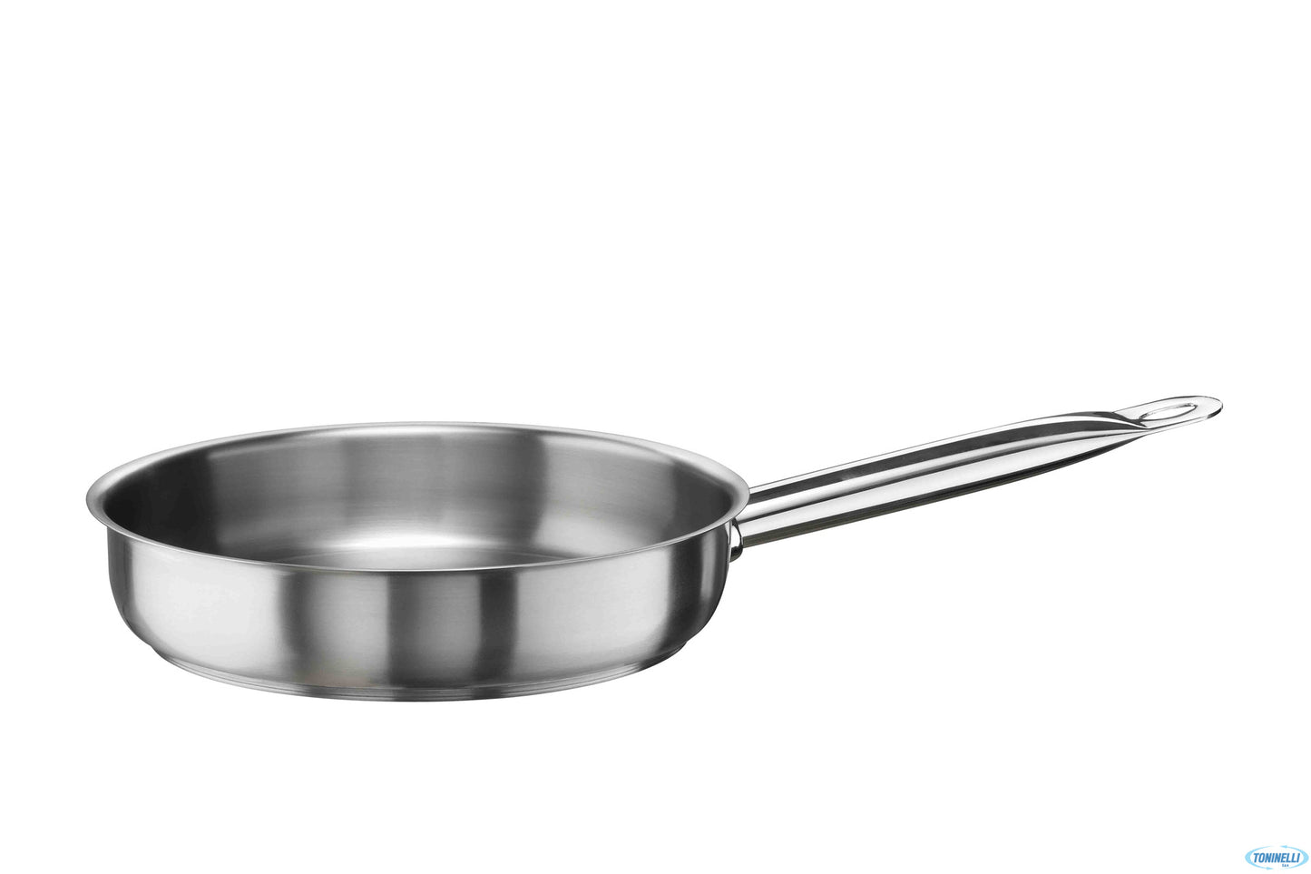 Tender-Padella 1 Manico Cm 28 H 5,5 Lt 3,4 Inox 33902528