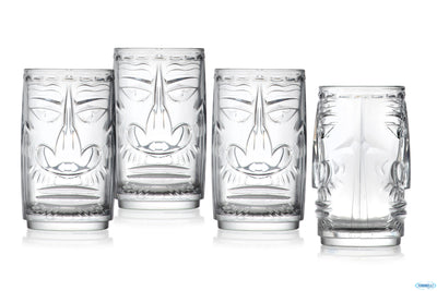 Tiki Sardinia-Confezione 4 Bicchieri Fh Cl 46 Cm 7,6 H 13,6 27702020006