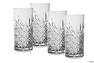 Timeless-Confezione 4 Bicchieri Long Drink Cl.30 52820