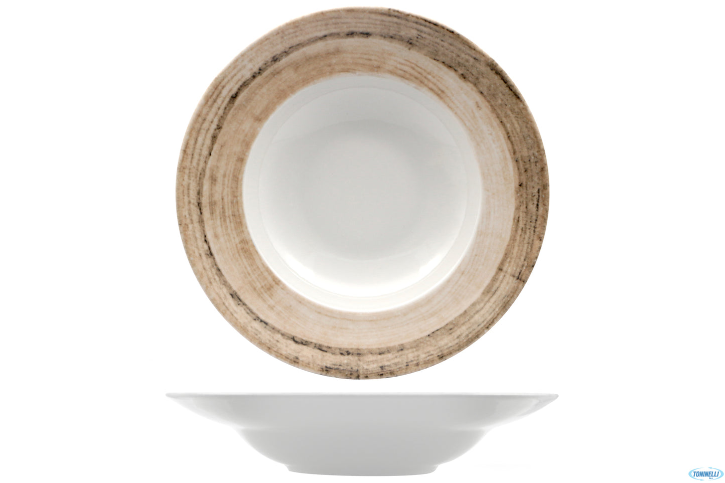 Tree Tabacco-Piatto Pasta Napoli Decorato Cm.26,5 04Z08248