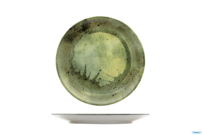 Tree Verde-Piatto Piano Siviglia Decorato Cm.26 22Z09001