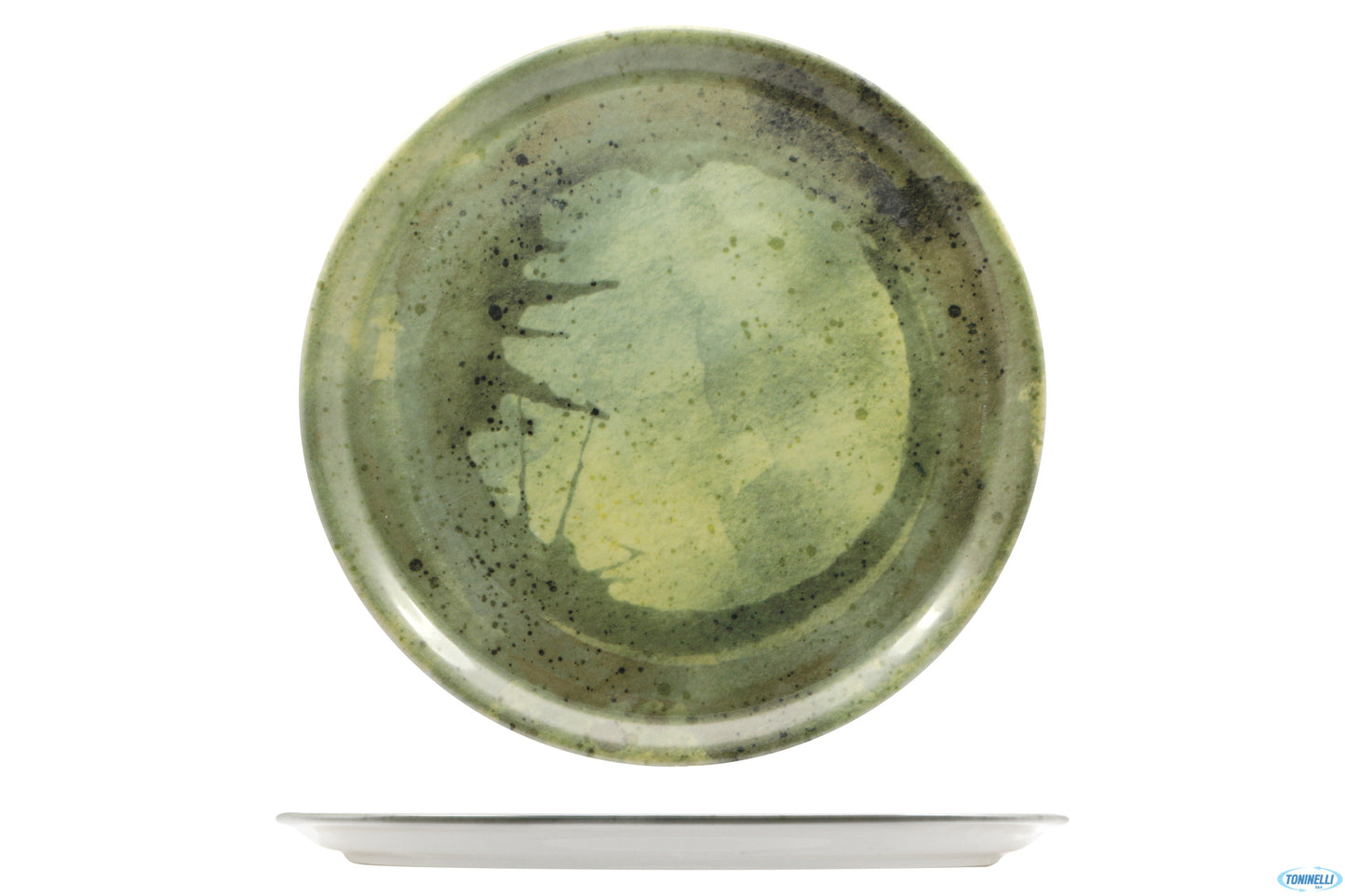 Tree Verde-Piatto Pizza Napoli Decorato Cm.33 04Z09018