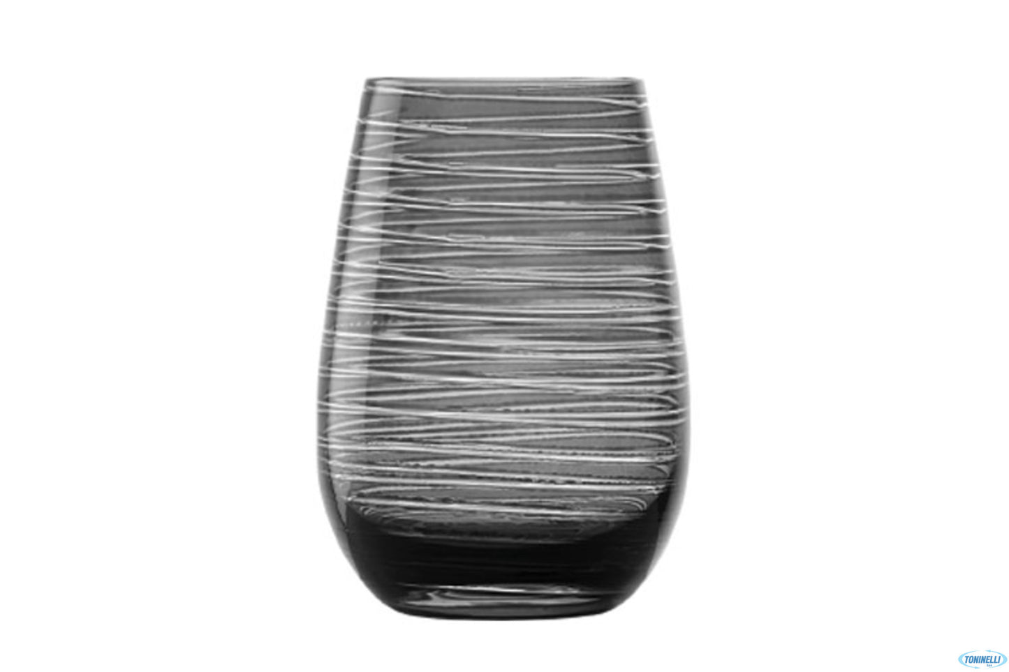 Bicchiere Twister Grigio Cl.46,5 - H.12,3 - Ø Cm.6,5