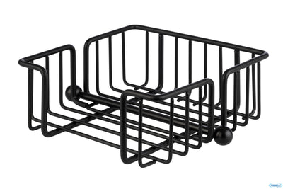 Urban-Portatovaglioli Quadrato In Metallo Colore Nero Cm19X19 H.7,5. Contiene Circa 50 Tovaglioli 11