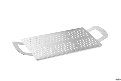 Vassoio E Tagliere Rettangolare, Con Piedini E Forato, 25X40 Cm