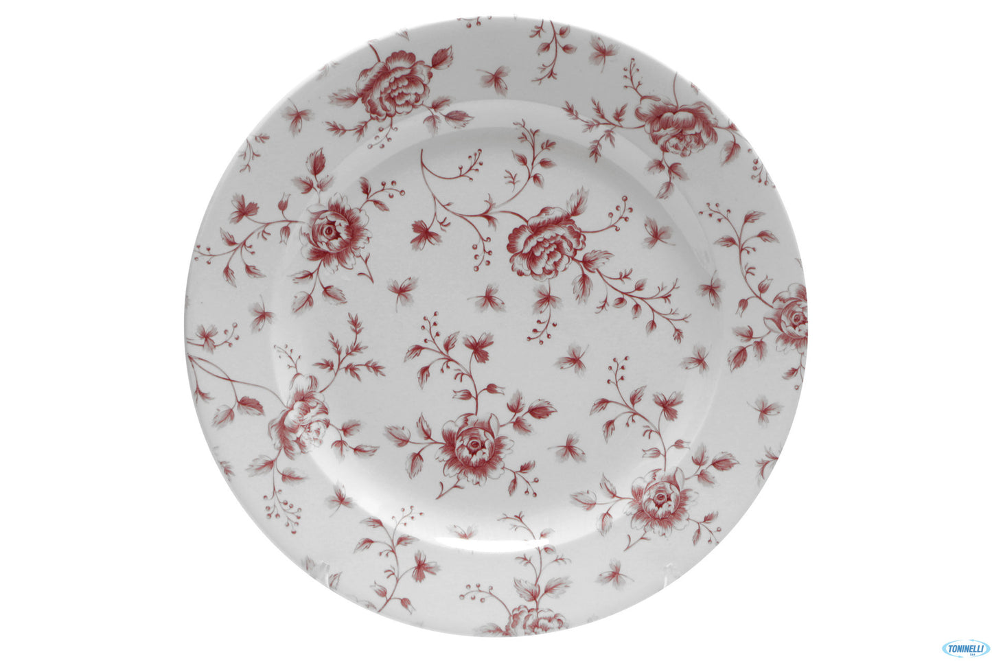 Vintage Cranberry Rose-Piatto Piano Cm 27,6 Rccvp581