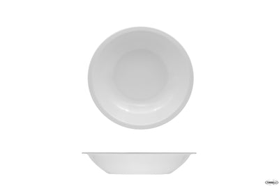 Vivenzi-Piatto Fondo Cm 21 Melamina Bianco V0356