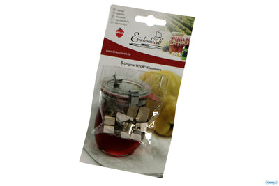 Weck-Conf.6 Clips X Vasetti In Blister