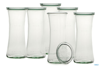 Weck Delik- Cartone 6 Vasi Ml.700 Con Coperchio 80 758