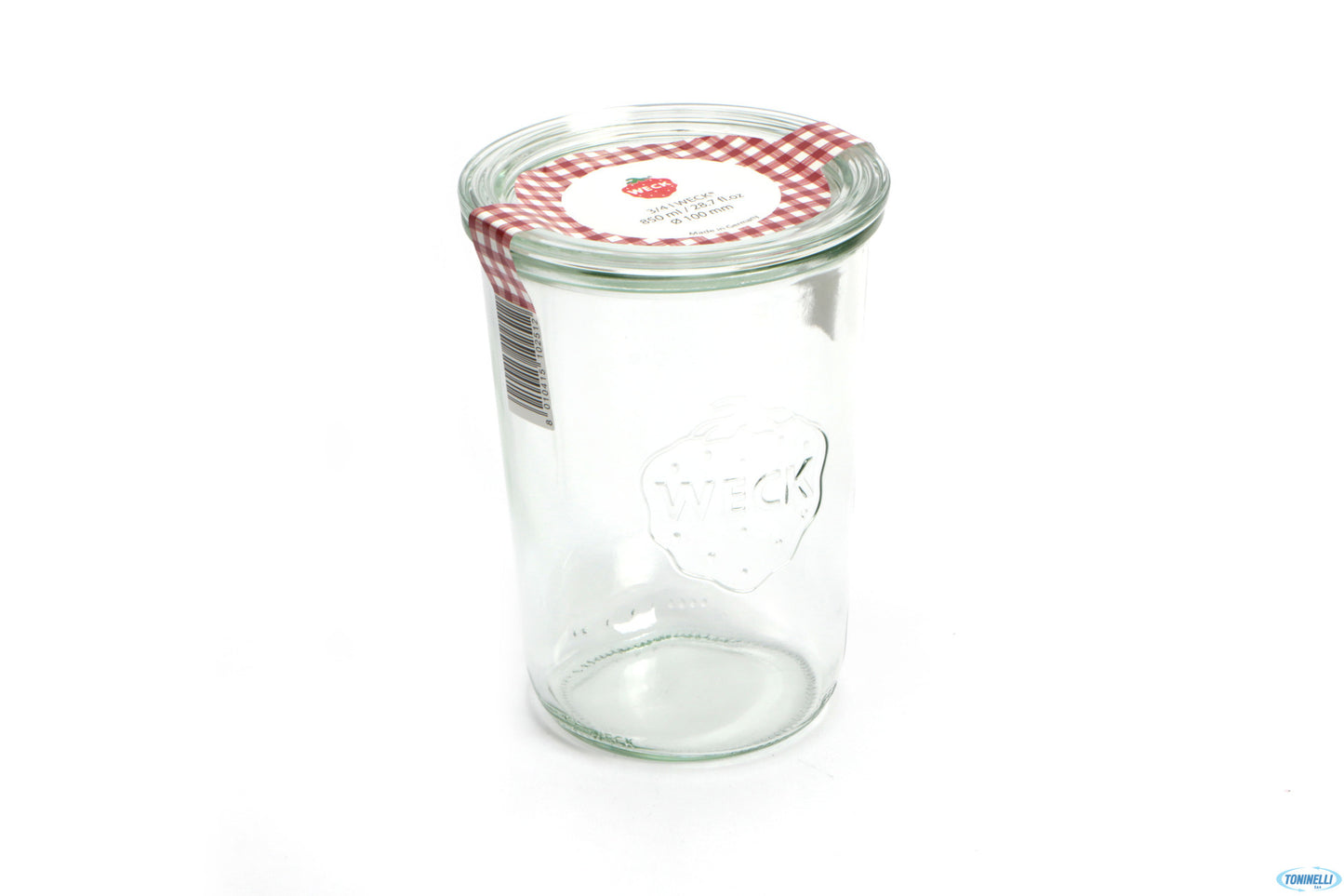 Weck H Cilindrico - Vasetto Ml.850 Con Coperchio Mm100 743-19274