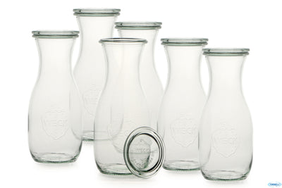 Weck Juice- Cartone 6 Vasetti Ml.530 Con Coperchio 60 764