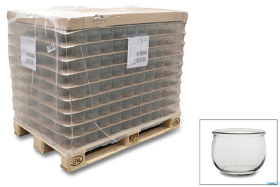 Weck Tulipano -Vasetto Ml580 Senza Coperchio In Thermopallet 800 Pezzi Art.744 Bombato