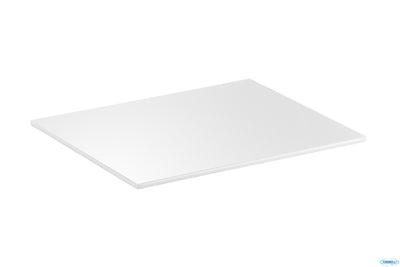 Zero-Vassoio In Melamina Bianca Aspetto Lucido Gn 1.2 Cm 32,5X26,5 H.1,5 Con Piedini Antiscivolo 84